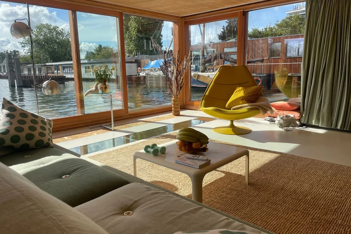 Amazing houseboat, amazing view+garden+bikes! - Hotel with Bathtub in Amsterdam