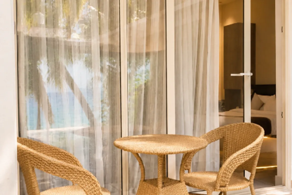 Beachside Agatti Resort property and ambiance