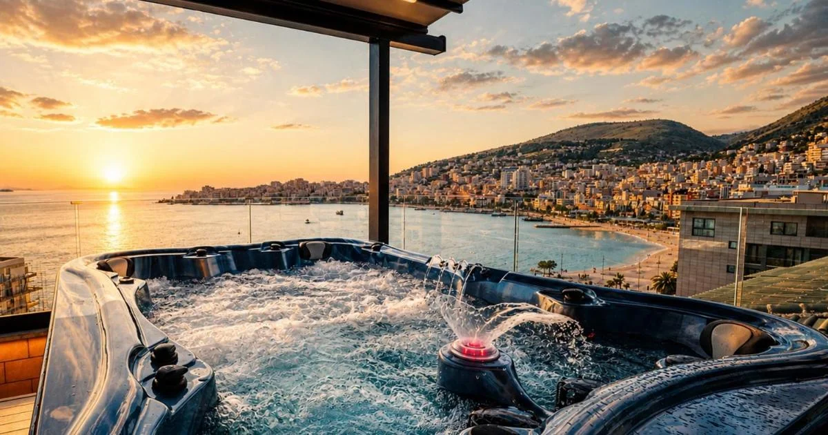 Paris Luxury Penthouse - Hotel with Bathtub in Ksamil