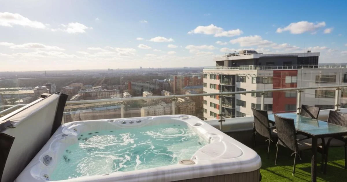 Exclusive Penthouse And SPA - Hotel with Bathtub in Riga