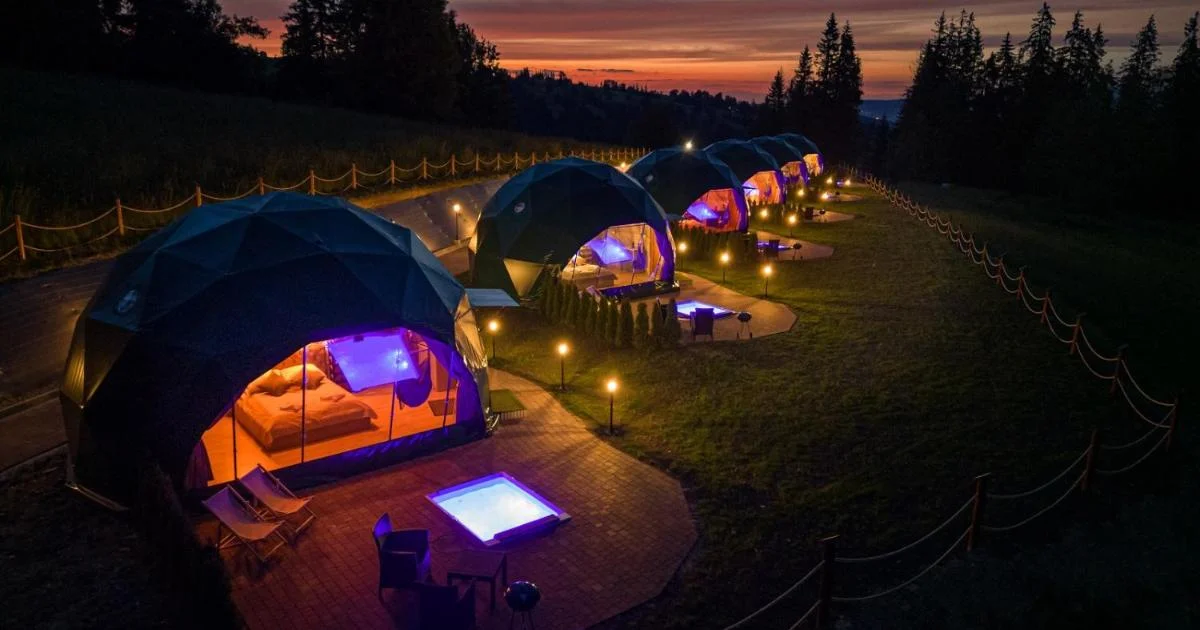 Peak Glamp & Jacuzzi - Hotel with Bathtub in Zakopane