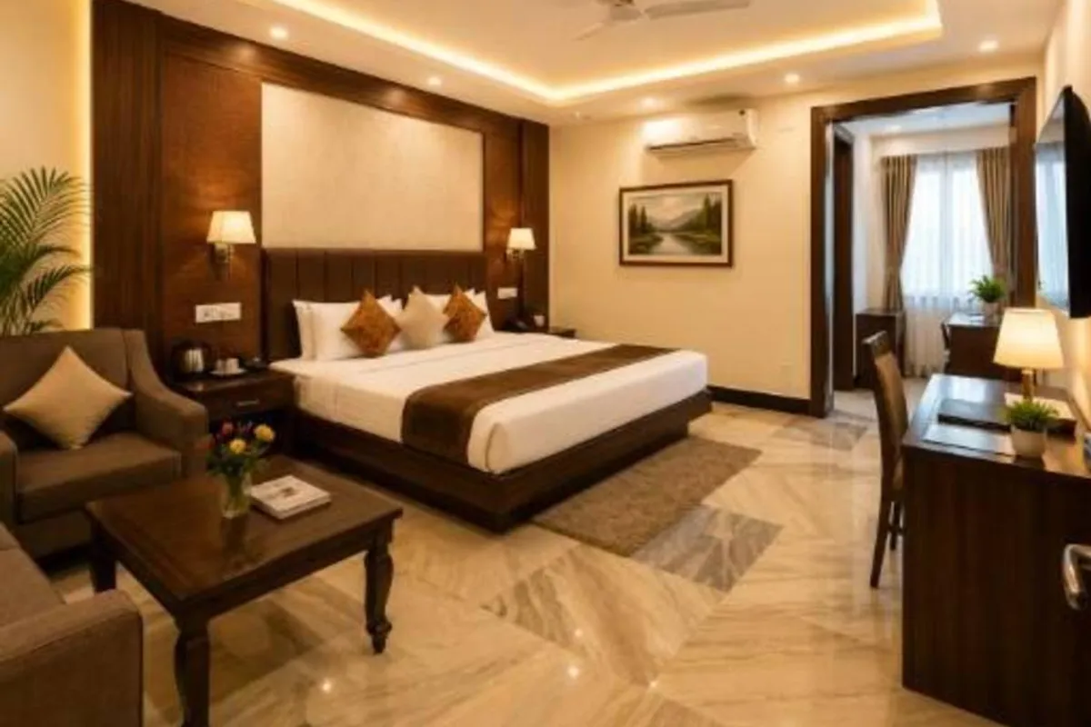 MPT Tourist Bungalow Chitrakoot suite interior