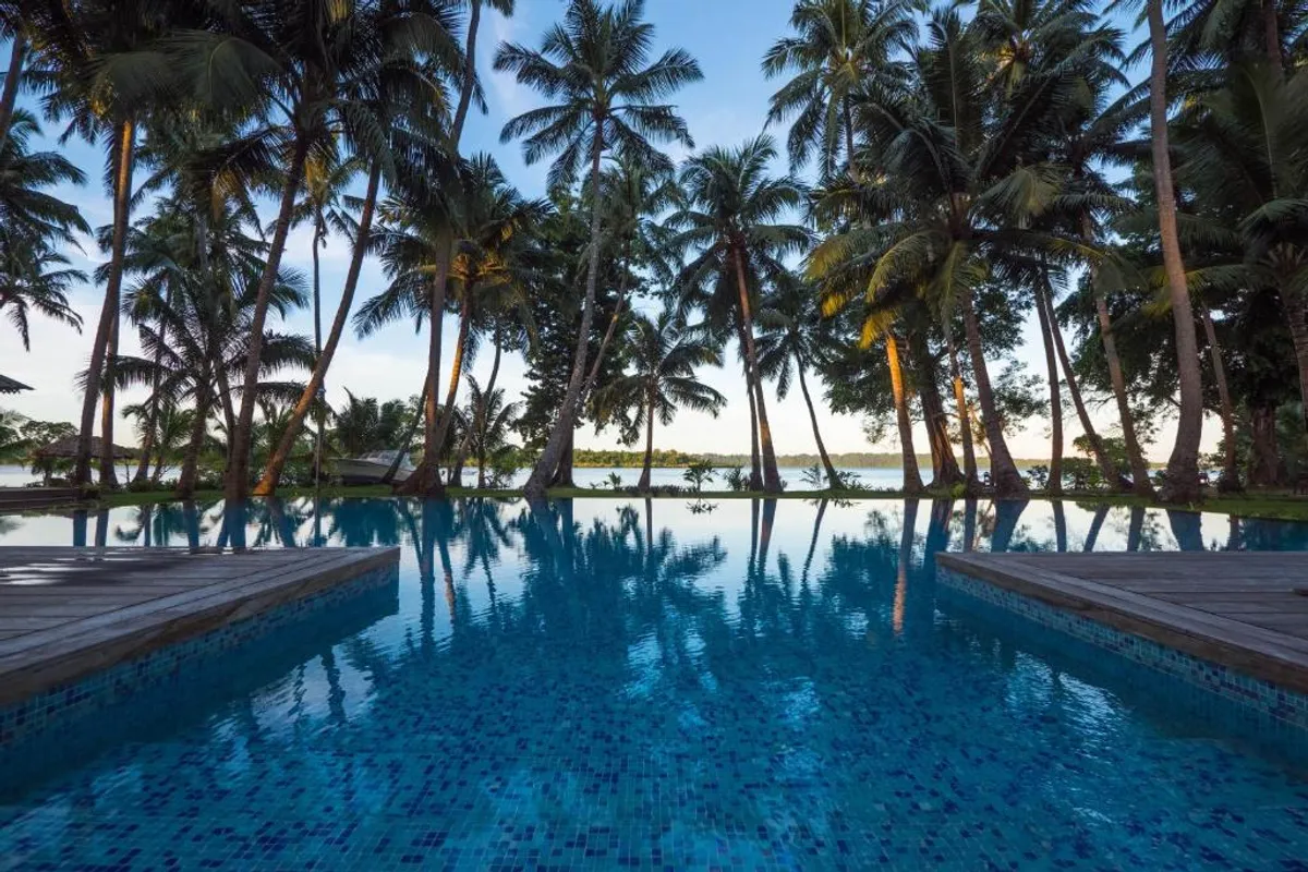 Sea Shell Beach Resort Murud property and ambiance