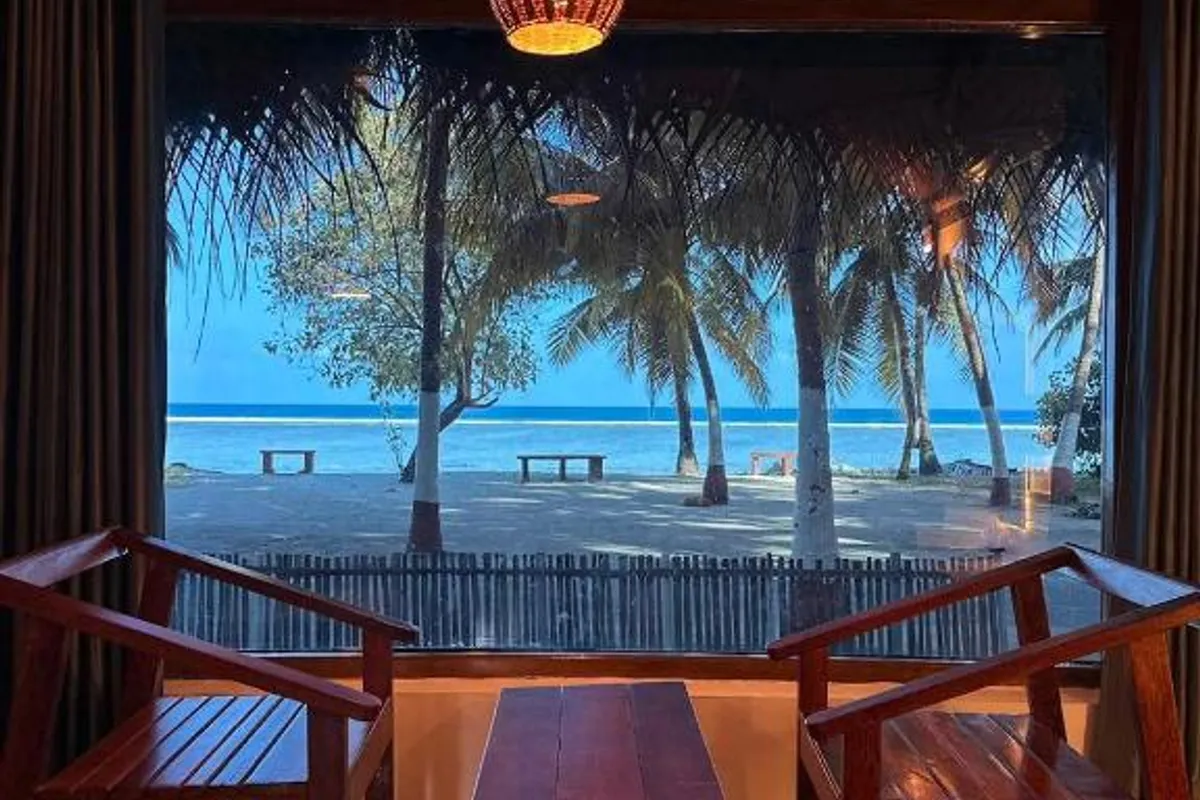 Sea Shells Beach Resort Agatti room view