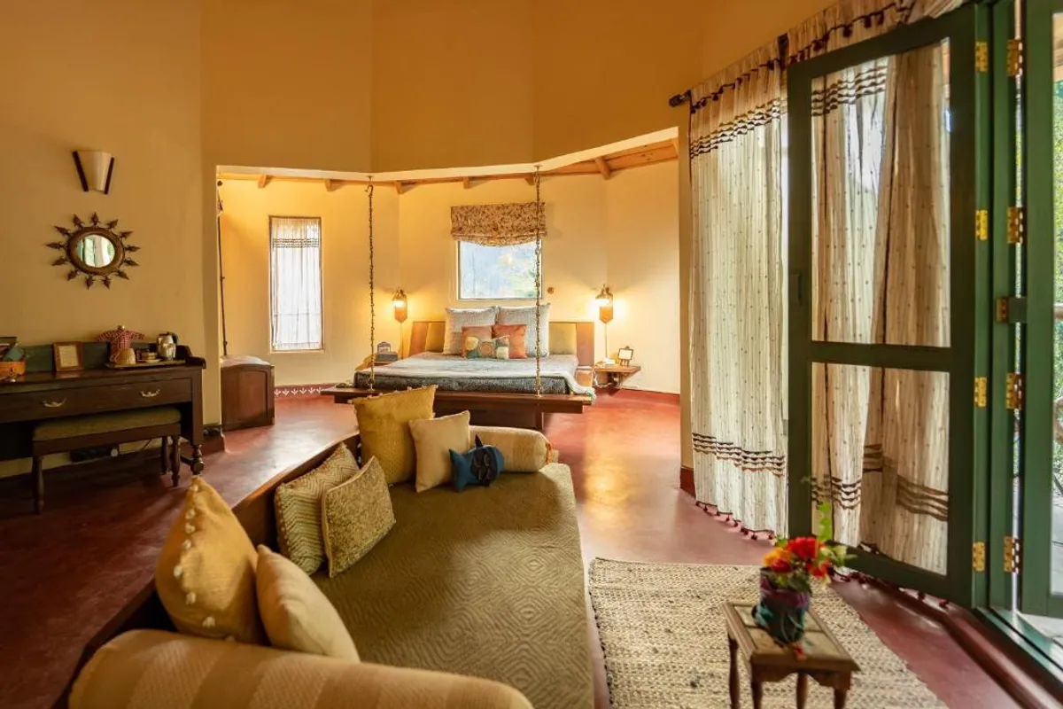 Soulitude in the Himalayas, Ramgarh room view